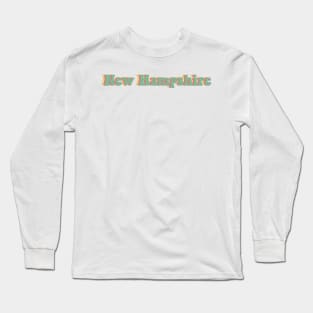 New Hampshire 70's Long Sleeve T-Shirt